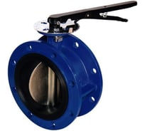 Затвор дисковый DN.ru GGG40-304-EPDM-2W-F-H Ду200 Ру16 фланцевый, с рукояткой D050-55957