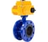 Затвор дисковый DN.ru GGG40-304-EPDM-2W-F-H Ду200 Ру16 фланцевый, с 1/4-оборотным электроприводом QT-N-040 220В (4-20мА) HARK D050-56015 1
