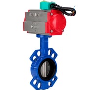 Затвор дисковый DN.ru GGG50-316L-EPDM Ду150 Ру16, пневмопривод DA-105, магнитный переключатель МППП-200 D050-86026