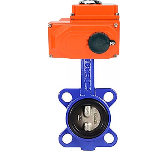 Затвор дисковый DN.ru GGG50-316L-EPDM Ду50 Ру16, электропривод QT2-003-220VAC D050-87834 1