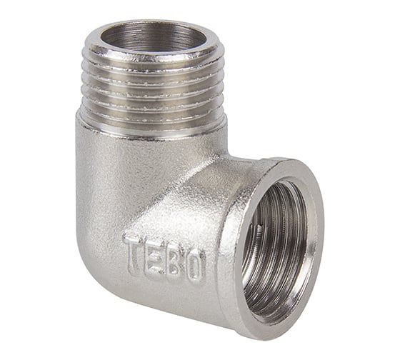 Угольник TEBO ВН/НАР 1.1/2" латунь T-ЛР.Уг.2.112.CN 1