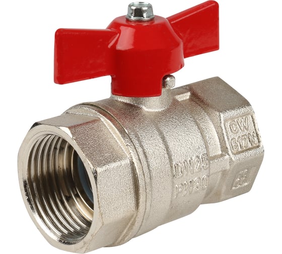 Кран шаровой Itap IDEAL 092 1, муфтовый, полнопроходной, бабочка RAN30C2EQLGT49