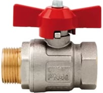Кран шаровой Itap IDEAL 093 1/2, муфта/резьба, полнопроходной, бабочка RAN30C2EQLGTCD