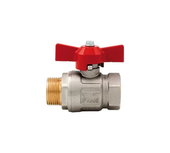 Кран шаровой Itap IDEAL 093 1/2, муфта/резьба, полнопроходной, бабочка RAN30C2EQLGTCD