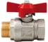 Кран шаровой Itap IDEAL 093 1/2, муфта/резьба, полнопроходной, бабочка RAN30C2EQLGTCD 1