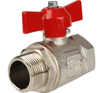 Кран шаровой Itap VIENNA 119 3/4, муфта/резьба, стандартный проход, бабочка RAN30G124A9L12