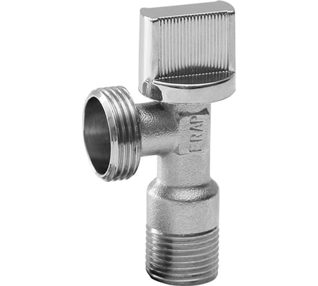 Угловой шаровой кран Frap 1/2'' - 3/4'' нар/нар с отражателем 537866