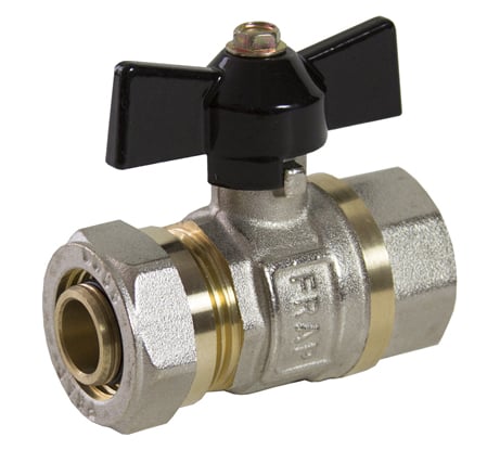 Шаровой кран для металлопластиковой трубы Frap 1/2'' х 16 вн/ц 531330