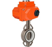 Затвор дисковый DN.ru 304-304-VITON-2W-Fb-H Ду200 Ру16, электропривод QT2-040-24VDC 24В D050-87516