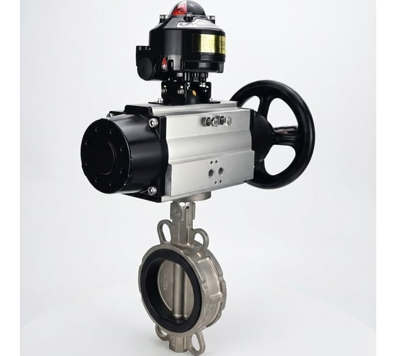 Затвор дисковый DN.ru 304-304-VITON-2W-Fb-H Ду150 Ру16, пневмопривод DA-105, БКВ LSB-210 D050-89164