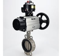 Затвор дисковый DN.ru 304-304-VITON-2W-Fb-H Ду150 Ру16, пневмопривод DA-105, БКВ LSB-410 Ex D050-89165