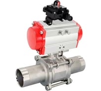 Кран шаровой 316-316-PTFE-W-ISO-H Ду50 Ру40 пневмопривод DA-083, БКВ LSB-410 DN.ru D160-55586