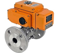 Кран шаровой КШФПТ.316.180 Ду40 Ру40 фланцевый, эл.привод QT-005-220-4-20мА HARK DN.ru D160-75552