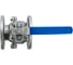 Кран шаровый фланцевый под привод NEWKEY нержавеющий (2PC), AISI316 DN80 (3), (CF8M), PN40 NK-BFtph(2PC)80/6 3