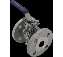 Кран шаровый фланцевый под привод NEWKEY нержавеющий (2PC), AISI316 DN 100 (4), (CF8), PN40, NK-BFtph(2PC)100/6 НФ-00023540