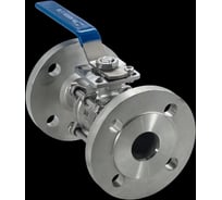 Кран шаровый фланцевый под привод NEWKEY нержавеющий (3PC), AISI304 DN125 (5), (CF8), PN40 NK-BFph125/4