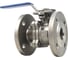Кран шаровый фланцевый под привод NEWKEY нержавеющий (2PC), AISI316 DN40 (1_1/2), (CF8M), PN40 NK-BFtph(2PC)40/6 2