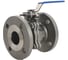 Кран шаровый фланцевый под привод NEWKEY нержавеющий (2PC), AISI316 DN50 (2), (CF8M), PN40 NK-BFtph(2PC)50/6 4