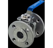 Кран шаровый фланцевый под привод NEWKEY нержавеющий (2PC), AISI304 DN40 (1_1/2), (CF8), PN40 NK-BFtph(2PC)40/4