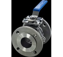 Кран шаровый фланцевый под привод NEWKEY нержавеющий (2PC), AISI304 DN25 (1), (CF8), PN40 NK-BFtph(2PC)25/4