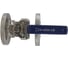 Кран шаровый фланцевый под привод NEWKEY нержавеющий (2PC), AISI304 DN20 (3/4), (CF8), PN40 NK-BFtph(2PC)20/4 3
