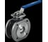 Кран шаровый межфланцевый под привод NEWKEY нержавеющий (1PC), AISI304 DN125 (5), (CF8), PN40 NK-BIFph125/4 1