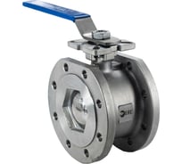 Кран шаровый межфланцевый под привод NEWKEY нержавеющий (1PC), AISI304 DN80 (3), (CF8), PN40 NK-BIFph80/4