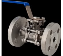 Кран шаровый фланцевый под привод NEWKEY нержавеющий (3PC), AISI304 DN20 (3/4), (CF8), PN40 NK-BFph20/4