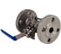 Кран шаровый фланцевый под привод NEWKEY нержавеющий (3PC), AISI304 DN20 (3/4), (CF8), PN40 NK-BFph20/4 4