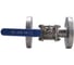 Кран шаровый фланцевый под привод NEWKEY нержавеющий (3PC), AISI304 DN25 (1), (CF8), PN40 NK-BFph25/4 3