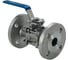 Кран шаровый фланцевый под привод NEWKEY нержавеющий (3PC), AISI304 DN32 (1_1/4), (CF8), PN40 NK-BFph32/4 1