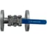 Кран шаровый фланцевый под привод NEWKEY нержавеющий (3PC), AISI304 DN32 (1_1/4), (CF8), PN40 NK-BFph32/4 3