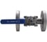Кран шаровый фланцевый под привод NEWKEY нержавеющий (3PC), AISI304 DN40 (1_1/2), (CF8), PN40 NK-BFph40/4 3