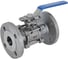 Кран шаровый фланцевый под привод NEWKEY нержавеющий (3PC), AISI316TI DN40 (1_1/2), PN40 NK-BFp40/6ti 1