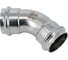 Пресс-отвод NEWKEY 45 нержавеющий, AISI304 35mm, CF8, PN16 NK-FEPP45_35/4 1