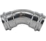 Пресс-отвод NEWKEY 45 нержавеющий, AISI304 35mm, CF8, PN16 NK-FEPP45_35/4 2