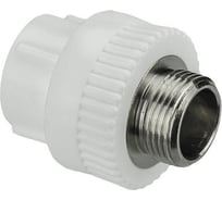 Белая муфта Imperial ф 32- 1/2 нар. полипропиленовая PPR 40-134