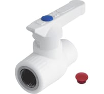 Белый кран шаровой Imperial ф 25-3/4 внут. полипропиленовый PPR 40-062