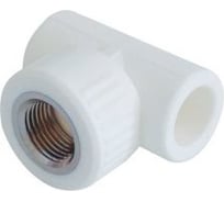 Белый тройник Imperial ф 20-3/4 внут.-20 полипропиленовый PPR 40-311