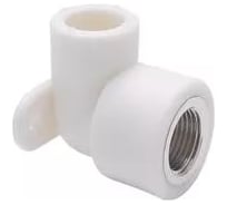 Белый уголок с крепежом Imperial ф20-1/2 внут. длинн. полипропиленовый PPR 40-251