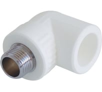Уголок полипропиленовый Imperial белый, ф25-1/2 нар PPR 40-282