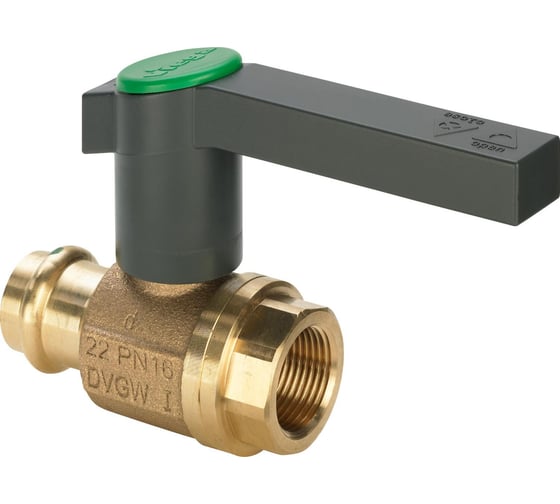 Медный пресс кран шаровой Viega из бронзы ф35-1 1/4внут. (16бар-pn16) 587185