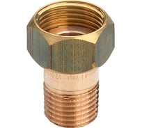 Муфта с накидной гайкой Viega бронза 3/4 вн.(плоск)-1/2 нар. 320232