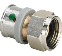 Муфта пресс Viega Pexfit Pro ф20-3/4внут. с накидной гайкой под ключ бронза 608422