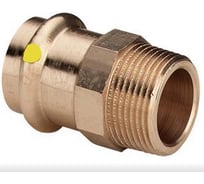 Медный пресс Viega муфта ф108-4 нар. газ/вода мод.2211XL  350673