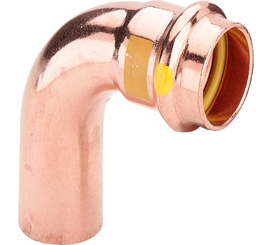 Медный пресс Viega угол однораструбный  (90) 54-54 газ/вода мод.2616.1  345594