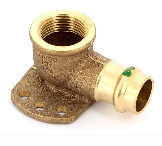Медный пресс Viega угол с крепежом ф18-3/4внут. мод.2225.5 335236 1
