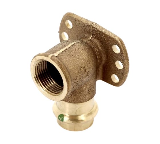 Медный пресс Viega угол с крепежом ф22-3/4внут. мод.2225.5 116057 1