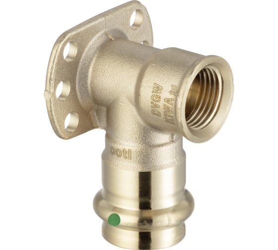 Медный пресс Viega угол с крепежом ф22-3/4внут.  мод.2225.5  116057