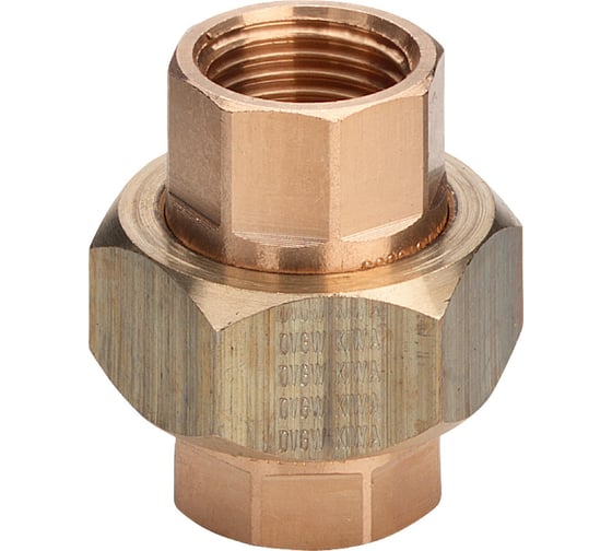 Муфта американка прямая Viega бронза 1/2 г/г (плоск.)  271022
